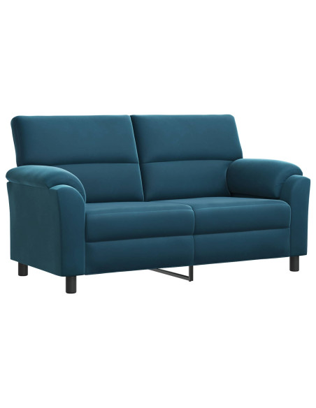 Divano Blu 174 x 85 x 93 cm Velluto