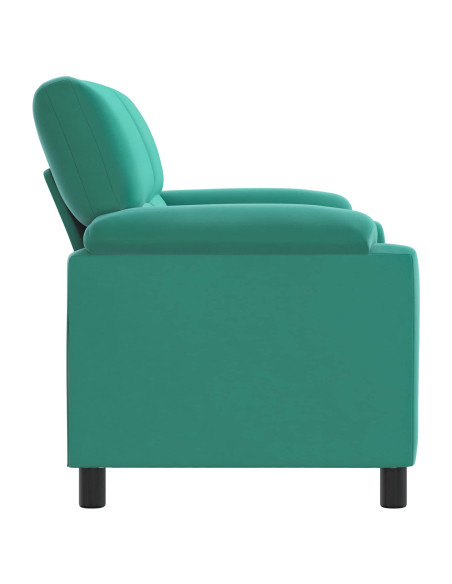 Divano Turchese 174 x 85 x 93 cm Velluto