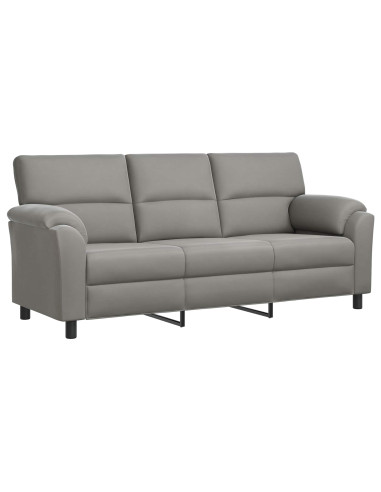 Divano Grigio Chiaro 214 x 85 x 93 cm Velluto