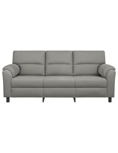 Divano Grigio Chiaro 214 x 85 x 93 cm Velluto