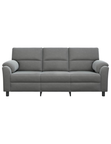 Divano Grigio Scuro 214 x 85 x 93 cm Velluto