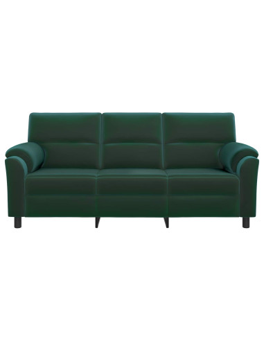 Divano Verde Scuro 214 x 85 x 93 cm Velluto
