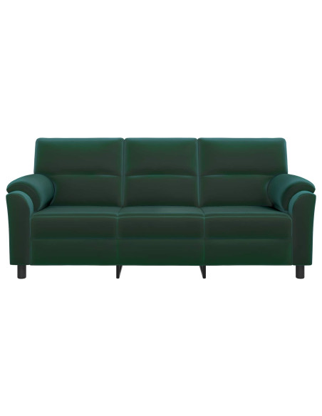 Divano Verde Scuro 214 x 85 x 93 cm Velluto