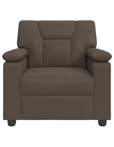 Divano Grigio 91 x 85 x 93 cm Similpelle