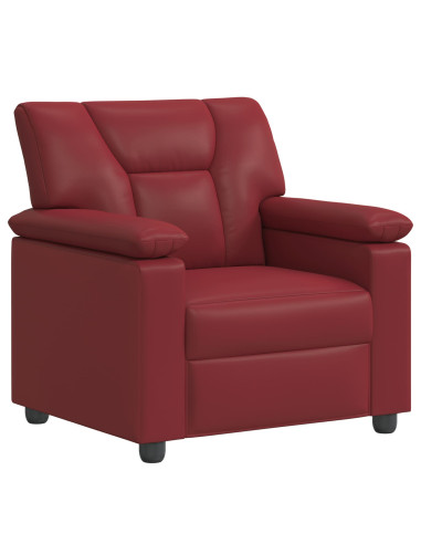 Divano Rosso Vino 91 x 85 x 93 cm Similpelle