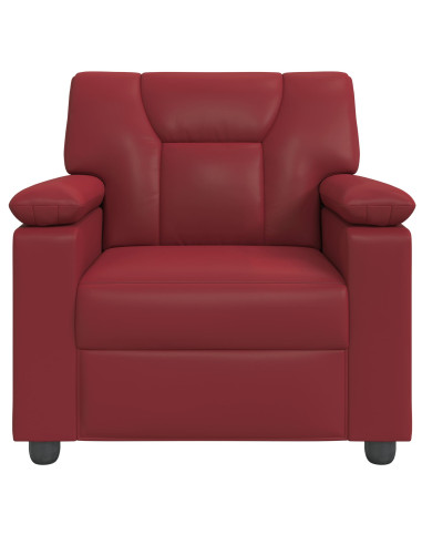 Divano Rosso Vino 91 x 85 x 93 cm Similpelle