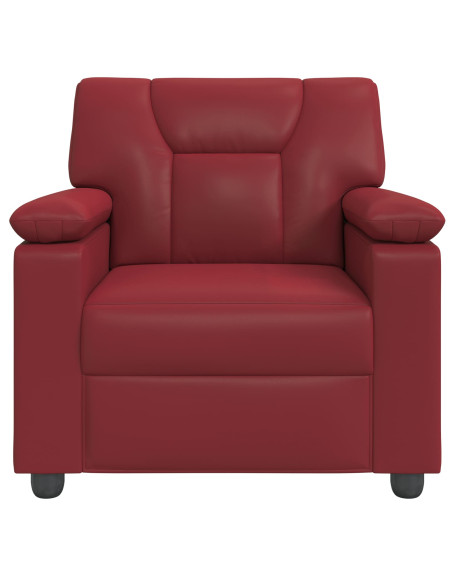 Divano Rosso Vino 91 x 85 x 93 cm Similpelle