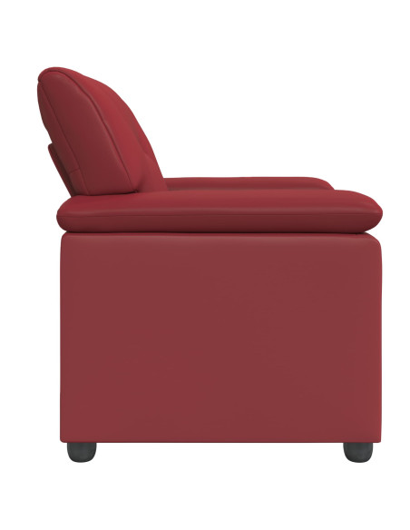 Divano Rosso Vino 91 x 85 x 93 cm Similpelle