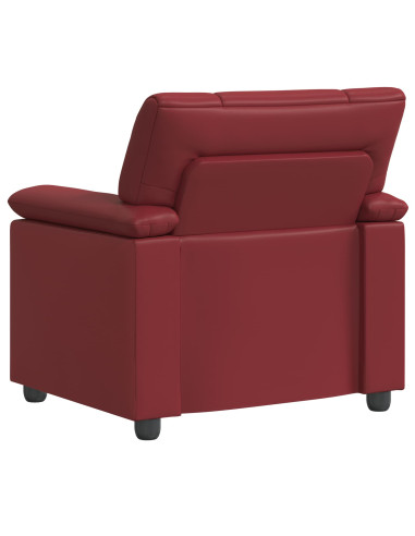 Divano Rosso Vino 91 x 85 x 93 cm Similpelle