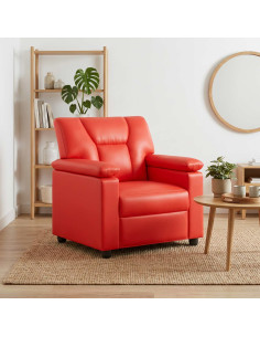 Divano Rosso 91 x 85 x 93 cm Similpelle