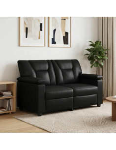 Divano Nero 151 x 85 x 93 cm Similpelle