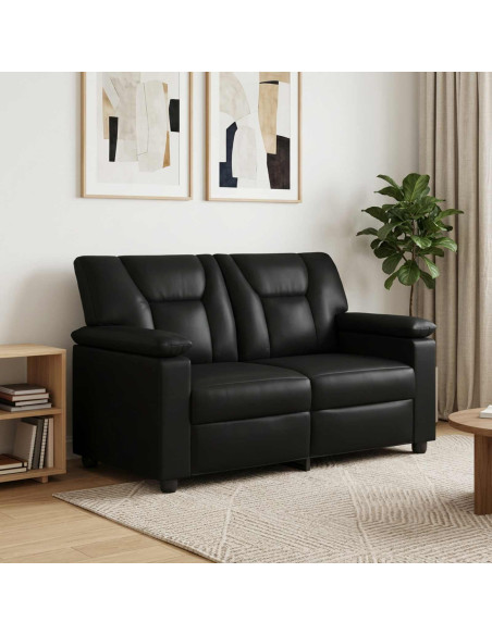 Divano Nero 151 x 85 x 93 cm Similpelle
