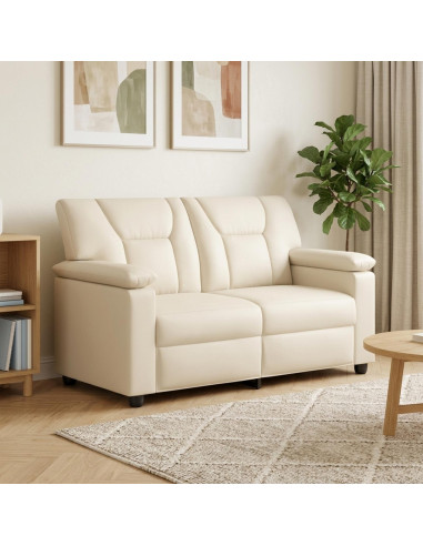 Divano Crema 151 x 85 x 93 cm Similpelle