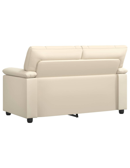 Divano Crema 151 x 85 x 93 cm Similpelle