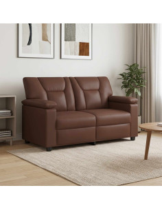 Divano Marrone 151 x 85 x 93 cm Similpelle