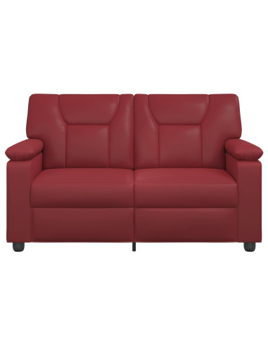 Divano Rosso Vino 151 x 85 x 93 cm Similpelle