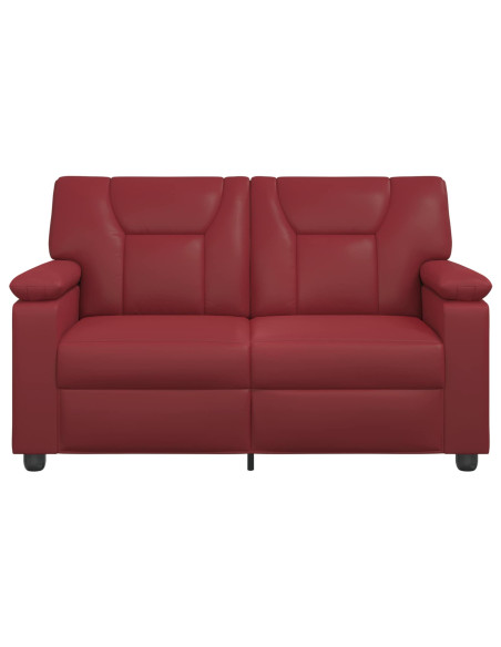 Divano Rosso Vino 151 x 85 x 93 cm Similpelle