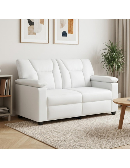 Divano Bianco 151 x 85 x 93 cm Similpelle