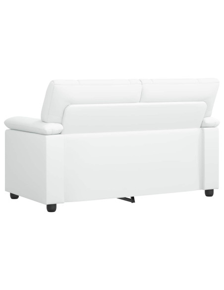 Divano Bianco 151 x 85 x 93 cm Similpelle
