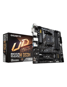 GIGABYTE B550M DS3H Scheda madre - CPU AMD Ryzen 5000, VRM a 5+3 fasi, fino a 4733 MHz DDR4, 1xPCIe 4.0 + 1xPCIe 3.0 M.2, LAN 1G