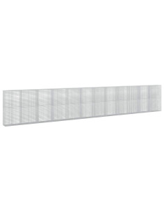 Gabione con filo da 5 mm e rete da 5x5 cm 1200x50x200 cm 2