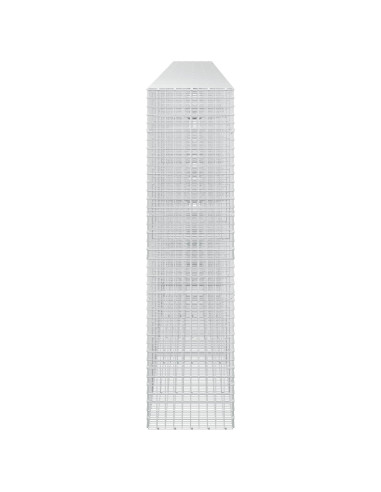 Gabione con filo da 5 mm e rete da 5x5 cm 1200x50x200 cm