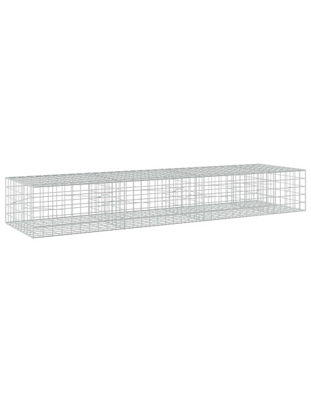 Gabione con filo da 5 mm e rete 10x10 cm 350x100x50 cm