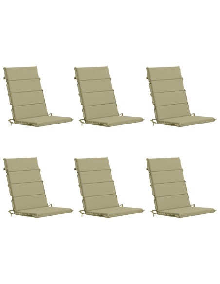 Cuscini Bhair Alto Schienale in 6 Pezzi GEMERT 100% Poliestere