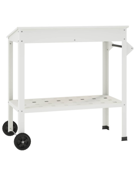 Tavolo da Vaso con Ruote 96 x 50 x 89 cm