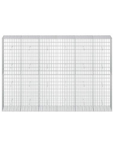 Gabione con Filo da 3,5 mm e Rete da 5x10 cm 300x50x200 cm