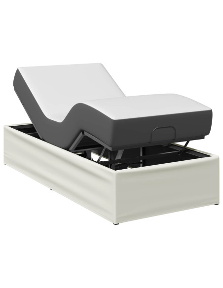 Telaio Letto Elettrico Regolabile Bianco 200 x 80 x 33,5 cm