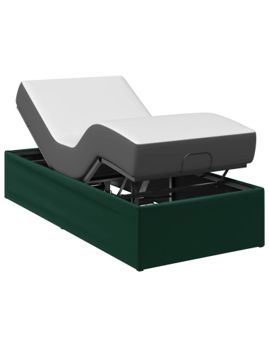 Telaio Letto Elettrico Regolabile Verde Foresta
