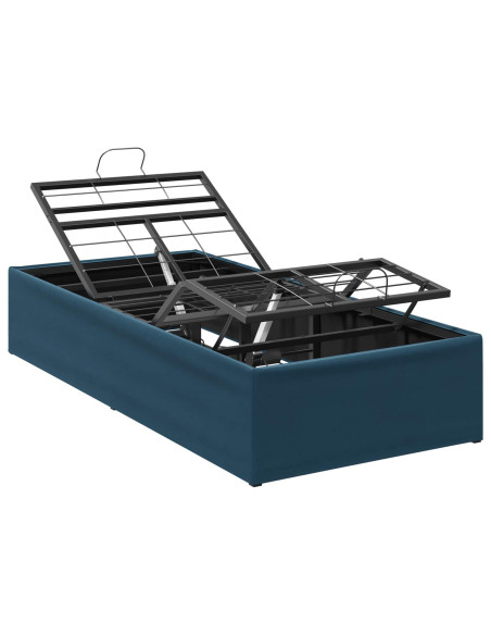 Telaio Letto Elettrico Regolabile Blu 200 x 70 x 33,5 cm