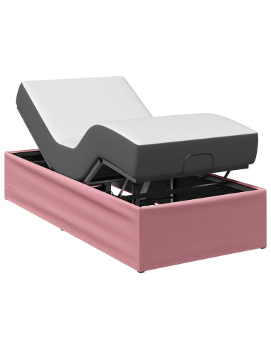 Telaio Letto Elettrico Regolabile Rosa 200 x 70 x 33,5 cm