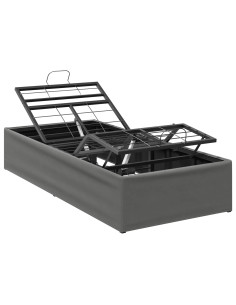 Telaio Letto Elettrico Regolabile Grigio Scuro 2