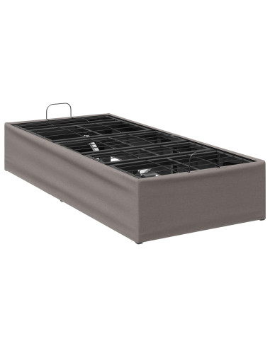 Telaio Letto Elettrico Regolabile Tortora 200 x 80 x 33,5 cm