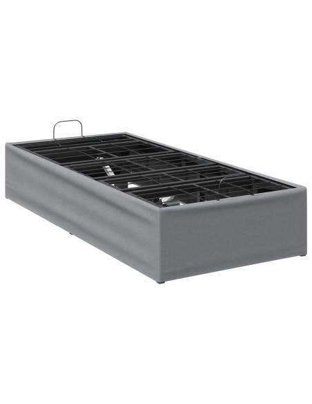 Telaio Letto Elettrico Regolabile Grigio Chiaro