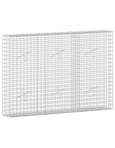 Gabione con filo da 5 mm e rete da 5x5 cm 150x20x100 cm 2