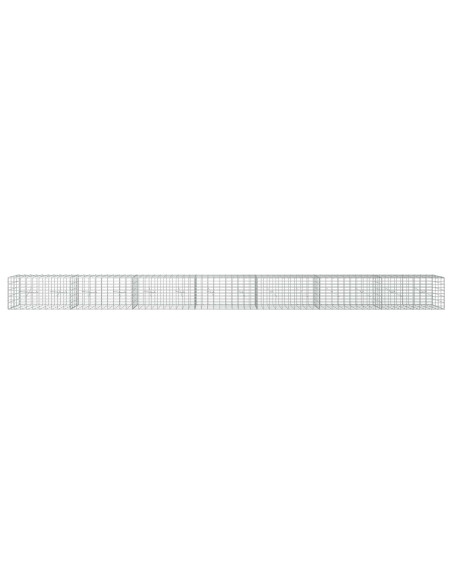 Gabione con Filo da 3,5 mm e Rete da 5x10 cm 700x20x50 cm