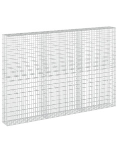 Gabione con Filo da 3,5 mm e Rete da 5x10 cm 300x30x200 cm 2