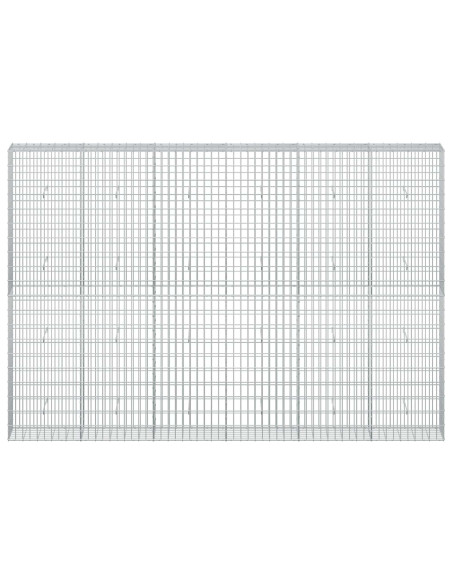 Gabione con Filo da 3,5 mm e Rete da 5x10 cm 300x30x200 cm