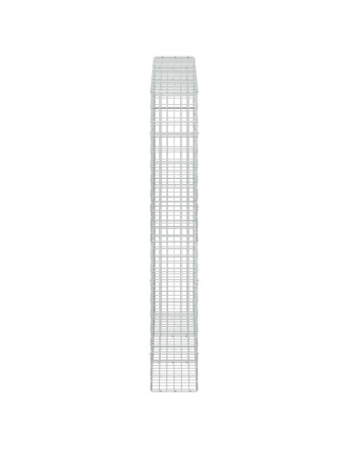 Gabione con Filo da 3,5 mm e Rete da 5x10 cm 300x30x200 cm