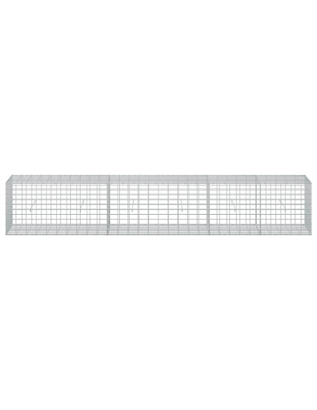 Gabione con Filo da 3,5 mm e Rete da 5x10 cm 300x50x50 cm
