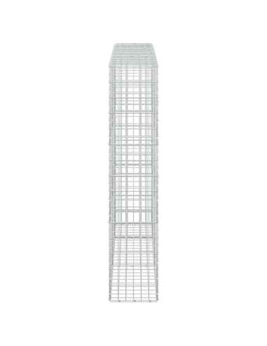 Gabione con Filo da 3,5 mm e Rete da 5x10 cm 250x30x150 cm