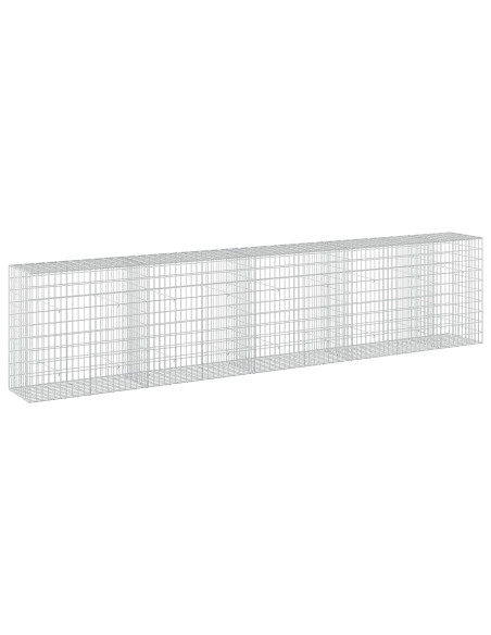 Gabione con Filo da 3,5 mm e Rete da 5x10 cm 450x50x100 cm