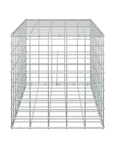 Gabione con Filo da 3,5 mm e Rete da 5x10 cm 50x50x50 cm