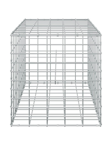 Gabione con Filo da 3,5 mm e Rete da 5x10 cm 50x50x50 cm