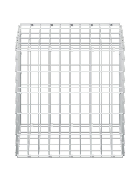 Gabione con Filo da 3,5 mm e Rete da 5x10 cm 50x50x50 cm