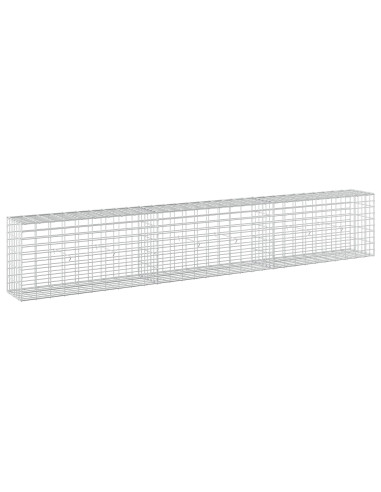 Gabione con Filo da 3,5 mm e Rete da 5x10 cm 300x30x50 cm