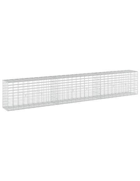 Gabione con Filo da 3,5 mm e Rete da 5x10 cm 300x30x50 cm